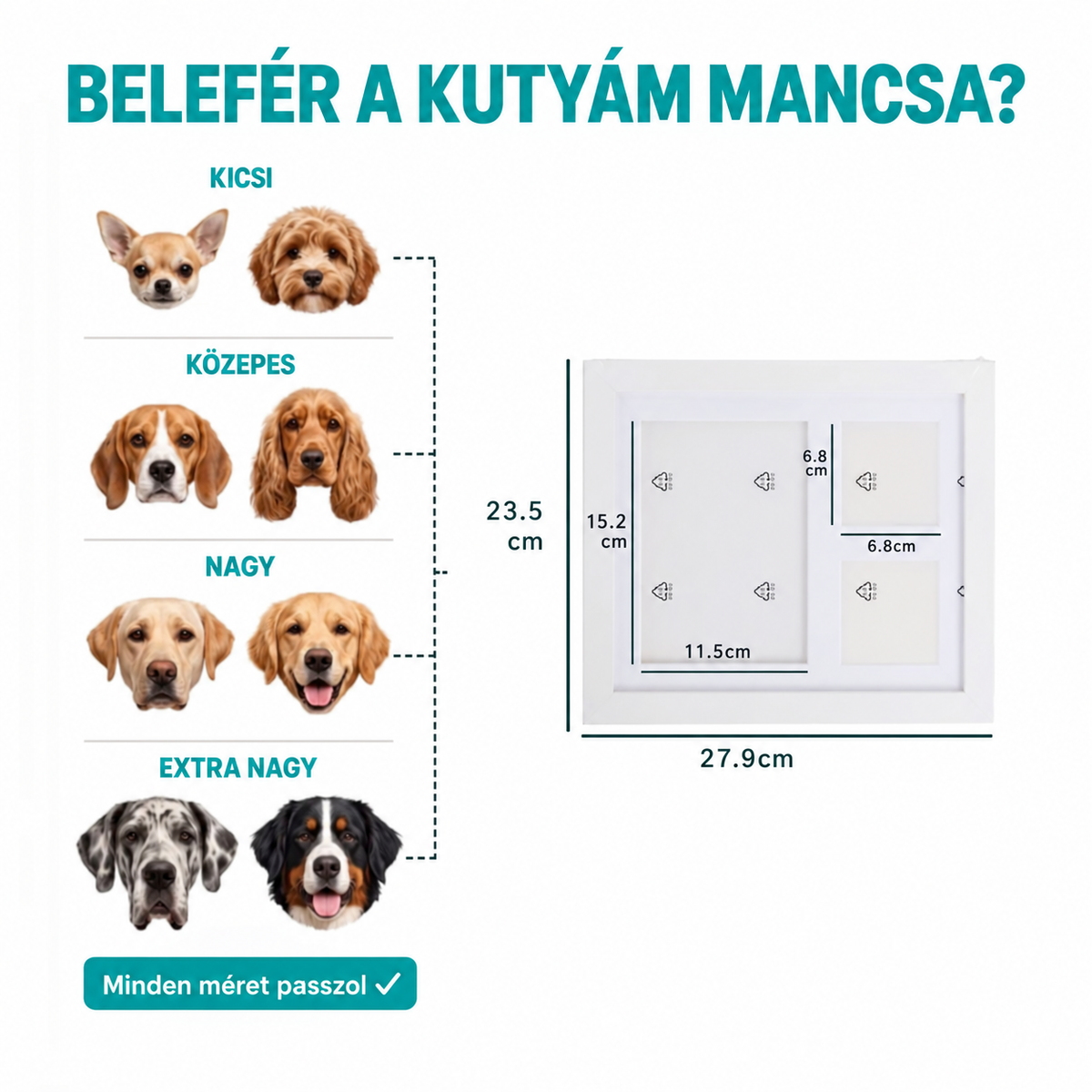 NyalóMancs Lenyomat Készítő Szett | Emlékkeret