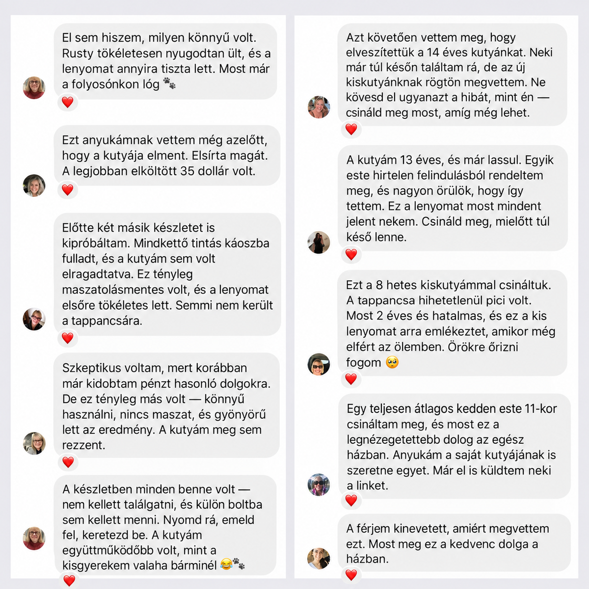 NyalóMancs Lenyomat Készítő Szett | Emlékkeret
