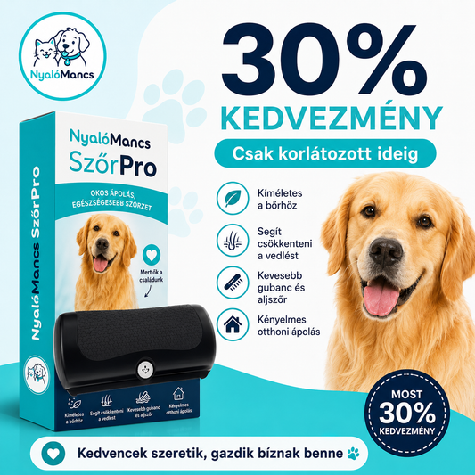NyalóMancs SzőrPro szőreltávolító kefe