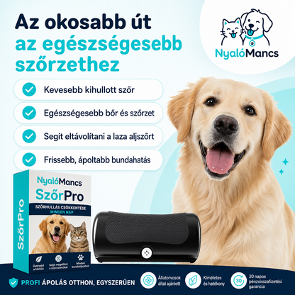 NyalóMancs SzőrPro szőreltávolító kefe