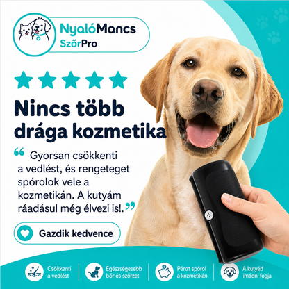 NyalóMancs SzőrPro szőreltávolító kefe