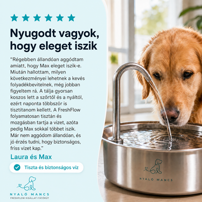 NyalóMancs FreshFlow Itatókút